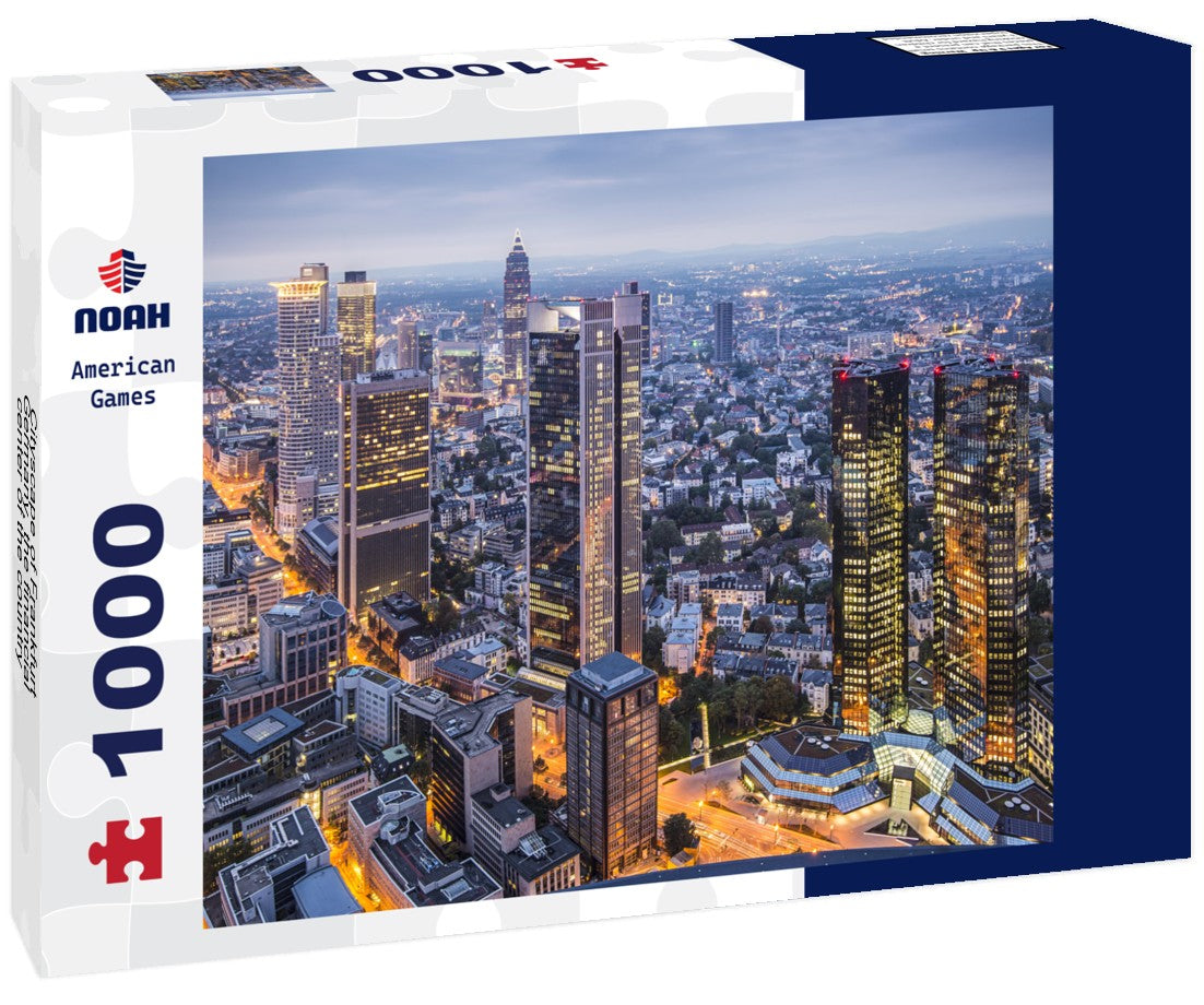 Noah Jigsaw Puzzle Cityscape of Frankfurt, Germany, the financial center of the country 1000 pieces