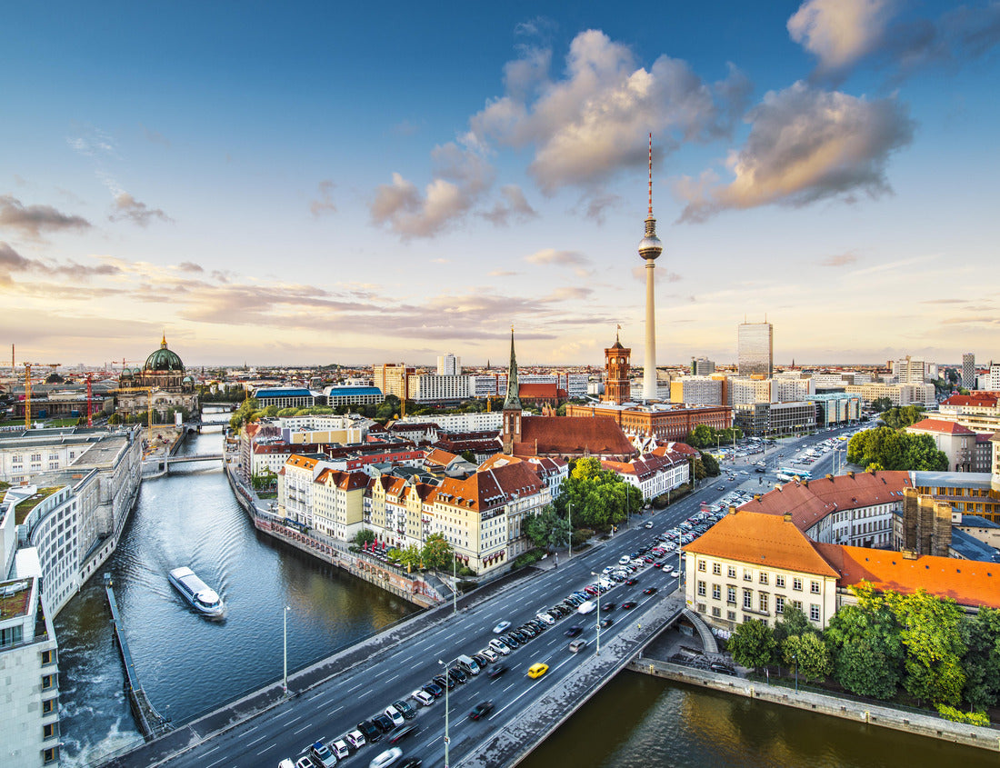 Noah Jigsaw Puzzle Berlin, Germany viewed from above the Spree River 1000 pieces