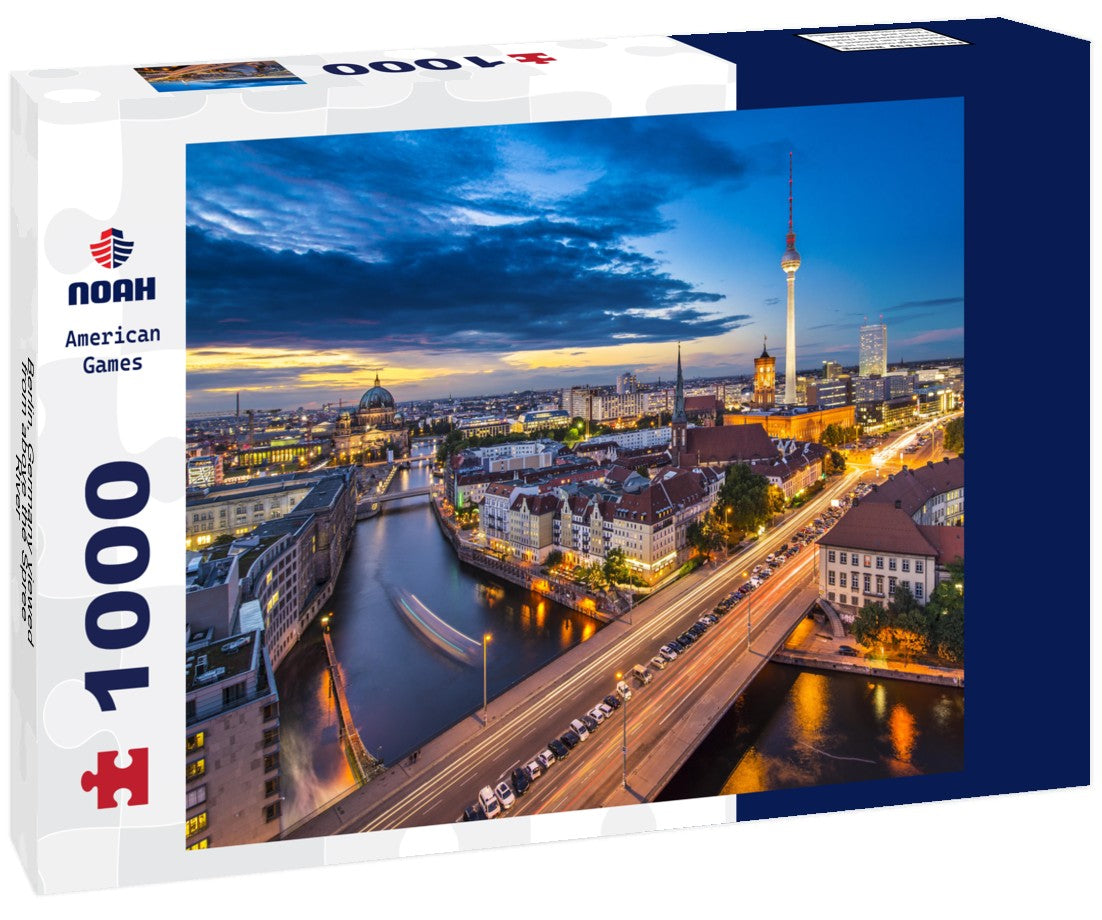 Noah Jigsaw Puzzle Berlin, Germany viewed from above the Spree River 1000 pieces