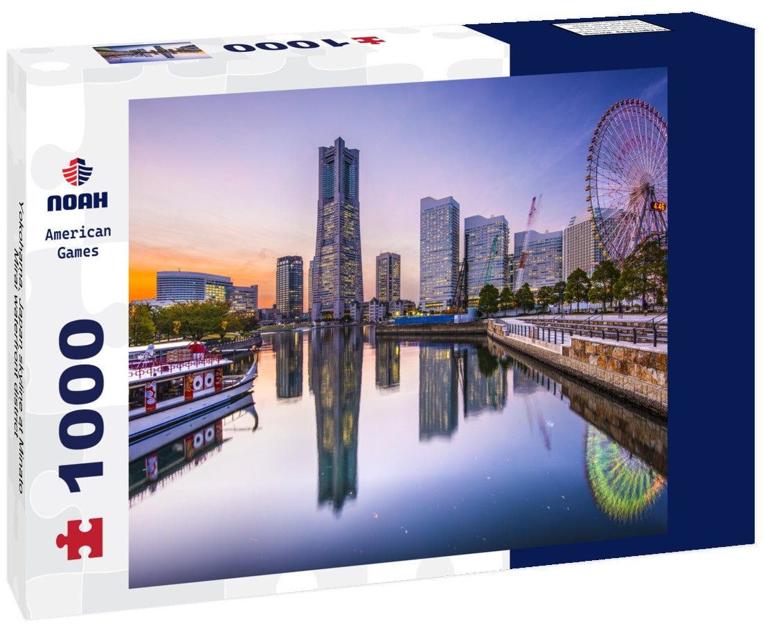 Noah Jigsaw Puzzle Yokohama, Japan skyline at Minato Mirai waterfront district 1000 pieces