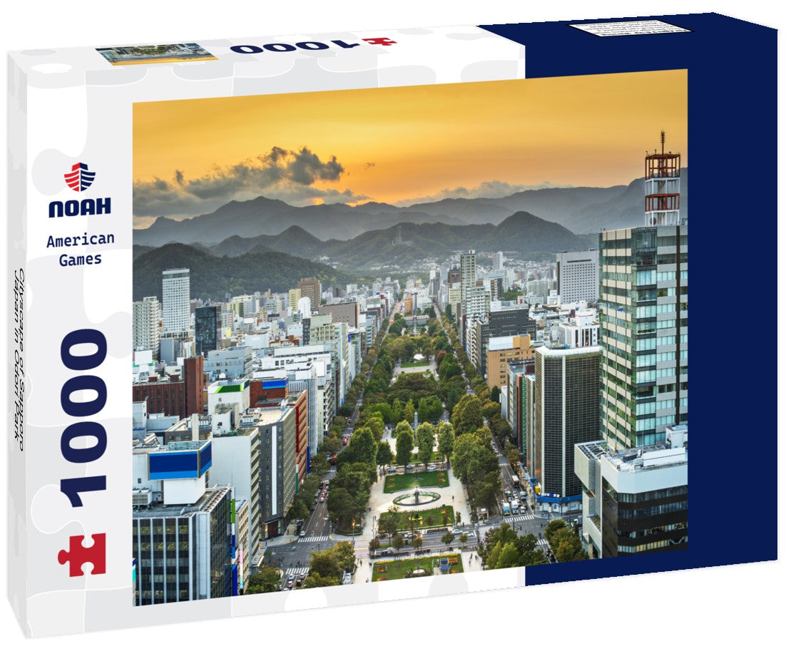 Noah Jigsaw Puzzle Cityscape of Sapporo, Japan in Odori Park 1000 pieces