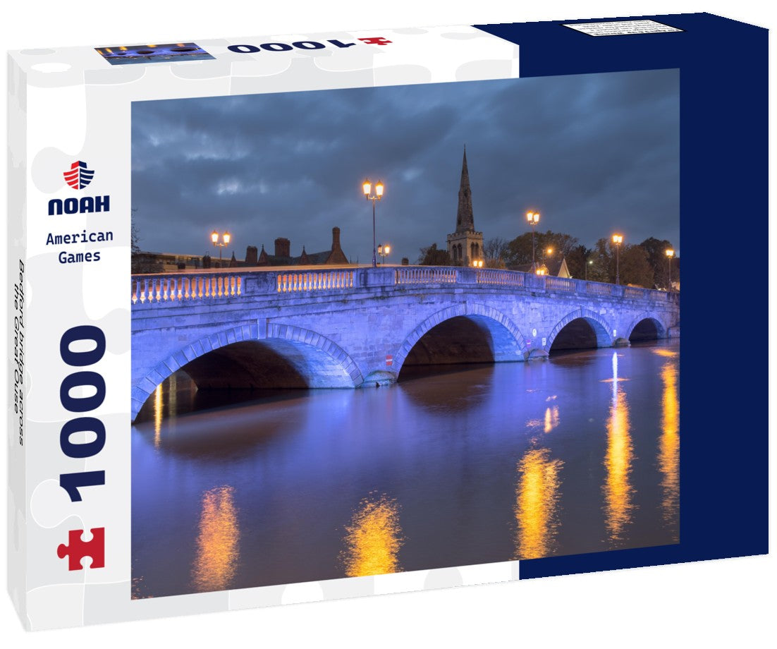 Noah Jigsaw Puzzle Bedford bridge across the Great Ouse 1000 pieces
