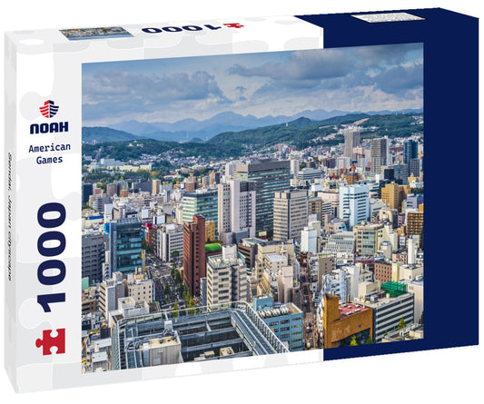 Noah Jigsaw Puzzle Sendai, Japan cityscape 1000 pieces