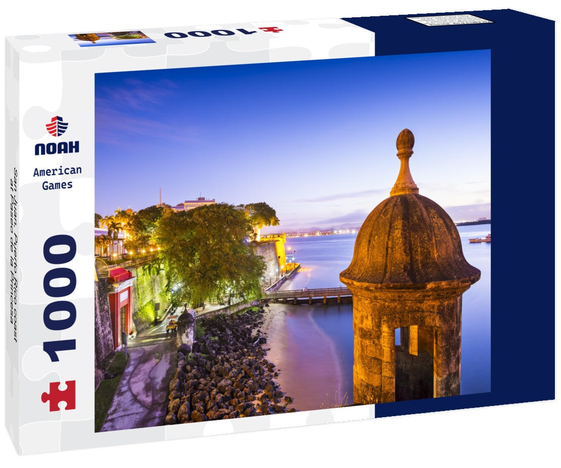 Noah Jigsaw Puzzle San Juan, Puerto Rico coast at Paseo de la Princesa 1000 pieces