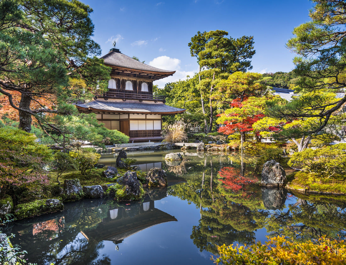 Noah Jigsaw Puzzle Ginkaku-ji Silver Pavilion during the autumn season in Kyoto, Japan 1000 pieces
