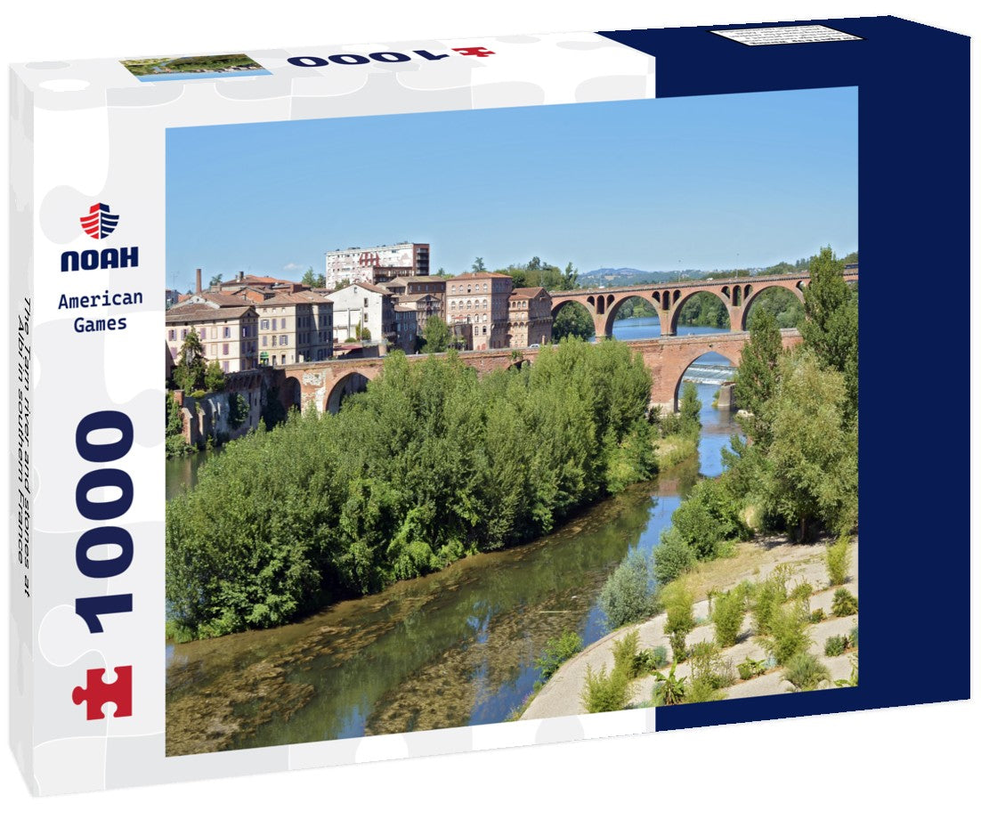 Noah Jigsaw Puzzle The Tarn river and stones at Albi in southern France 1000 pieces