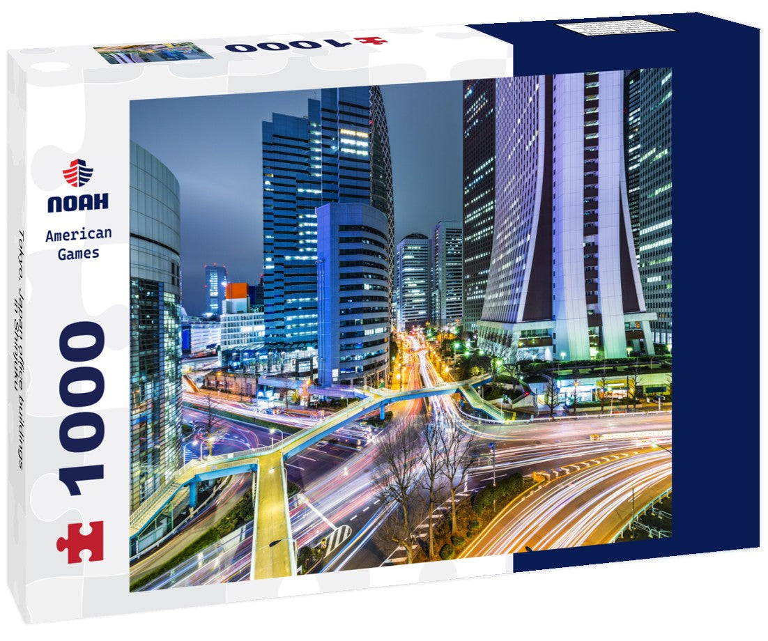 Noah Jigsaw Puzzle Tokyo, Japan office buildings in Shinjuku 1000 pieces