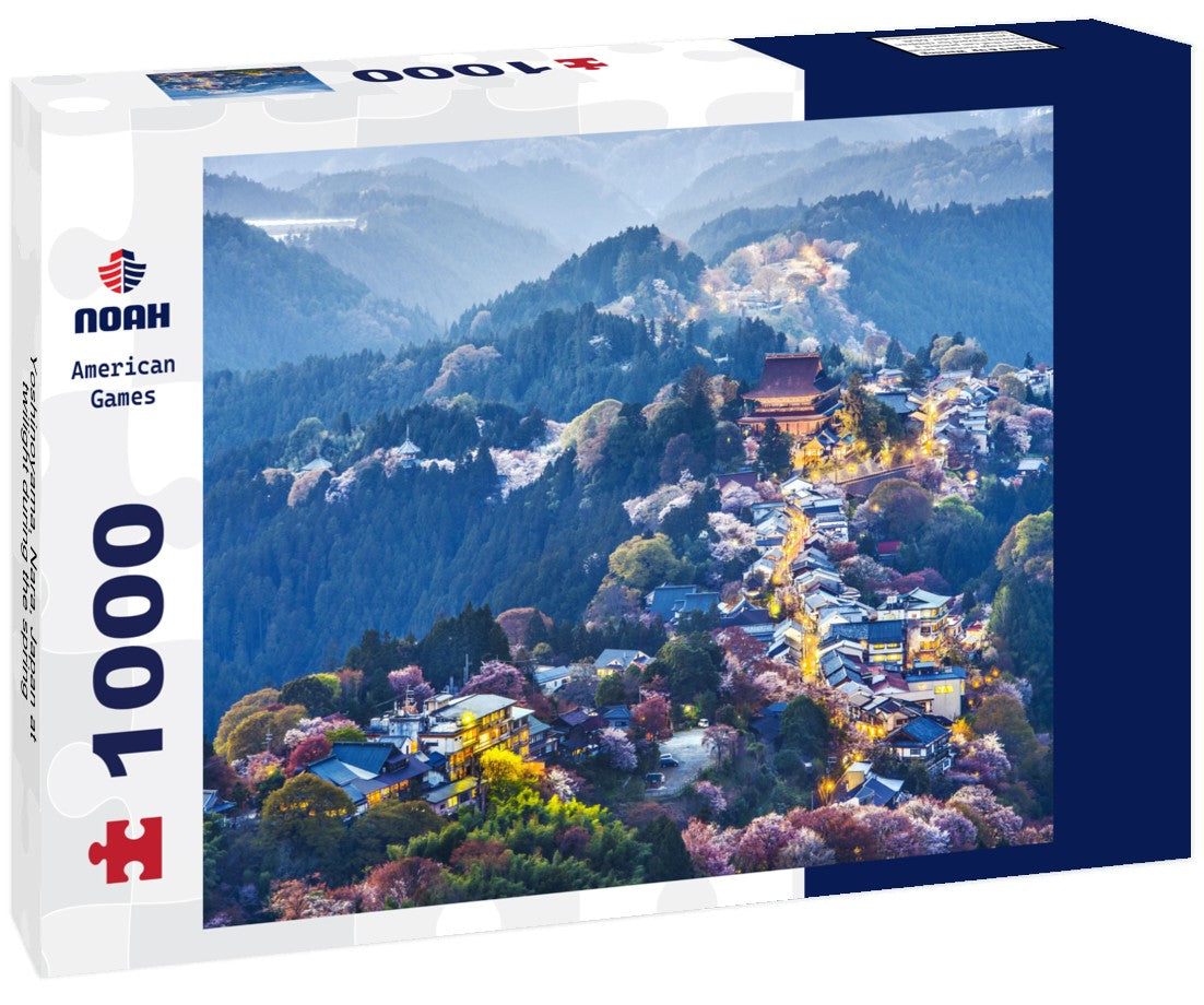 Noah Jigsaw Puzzle Yoshinoyama, Nara, Japan at twilight during the spring 1000 pieces