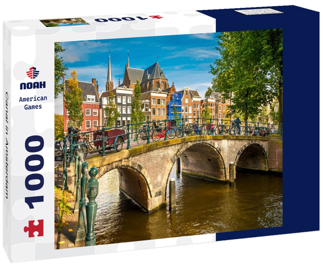 Noah Jigsaw Puzzle Canal in Amsterdam 1000 pieces