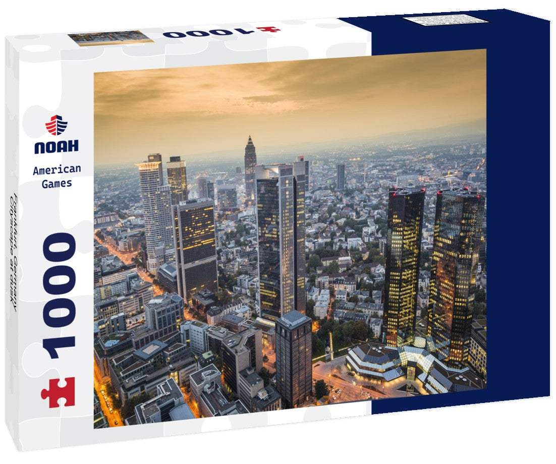 Noah Jigsaw Puzzle Frankfurt, Germany Cityscape at dusk 1000 pieces