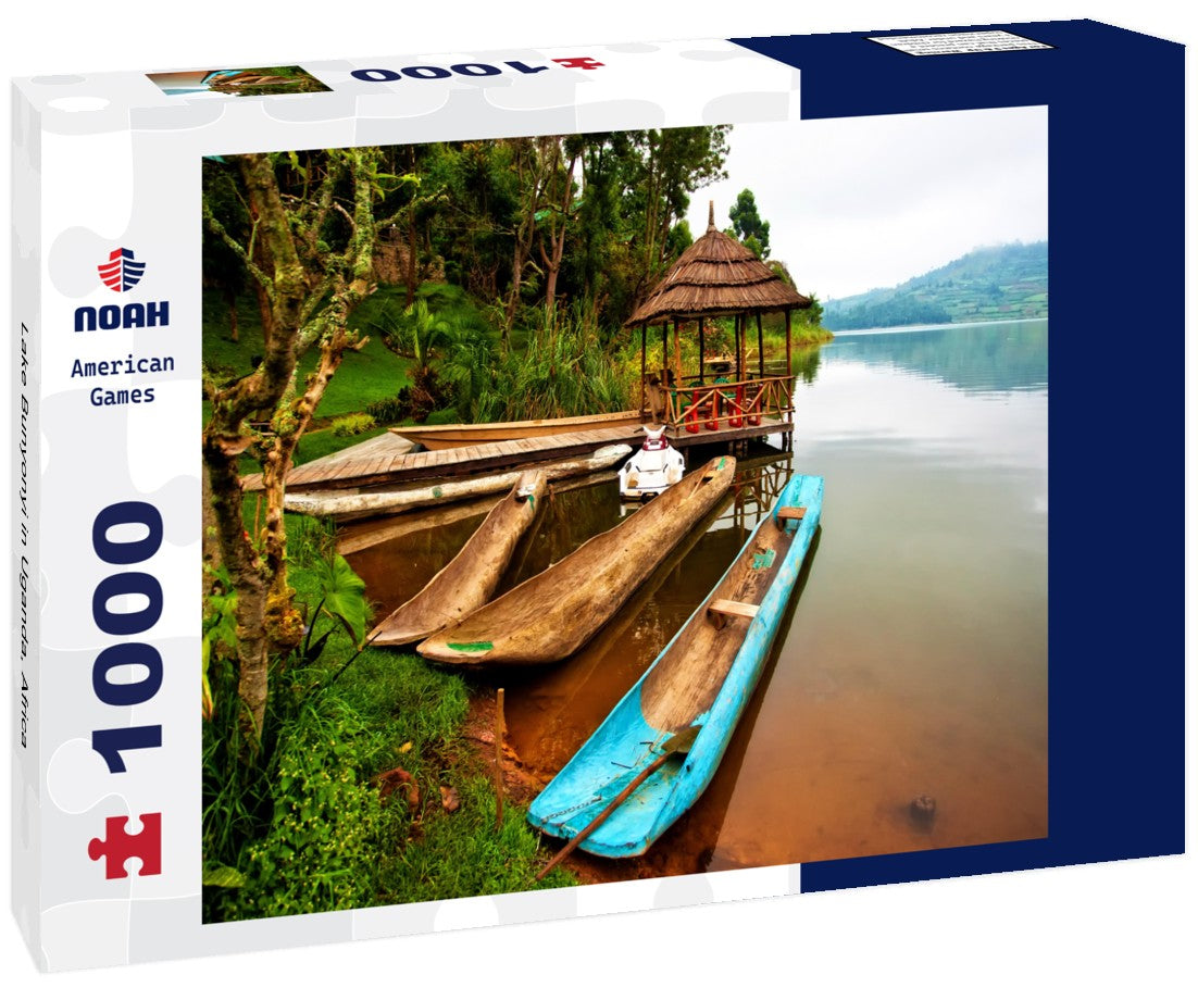 Noah Jigsaw Puzzle Lake Bunyonyi in Uganda, Africa 1000 pieces