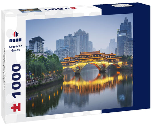 Noah Jigsaw Puzzle Chengdu, Sichuan, China at Anshun Bridge 1000 pieces