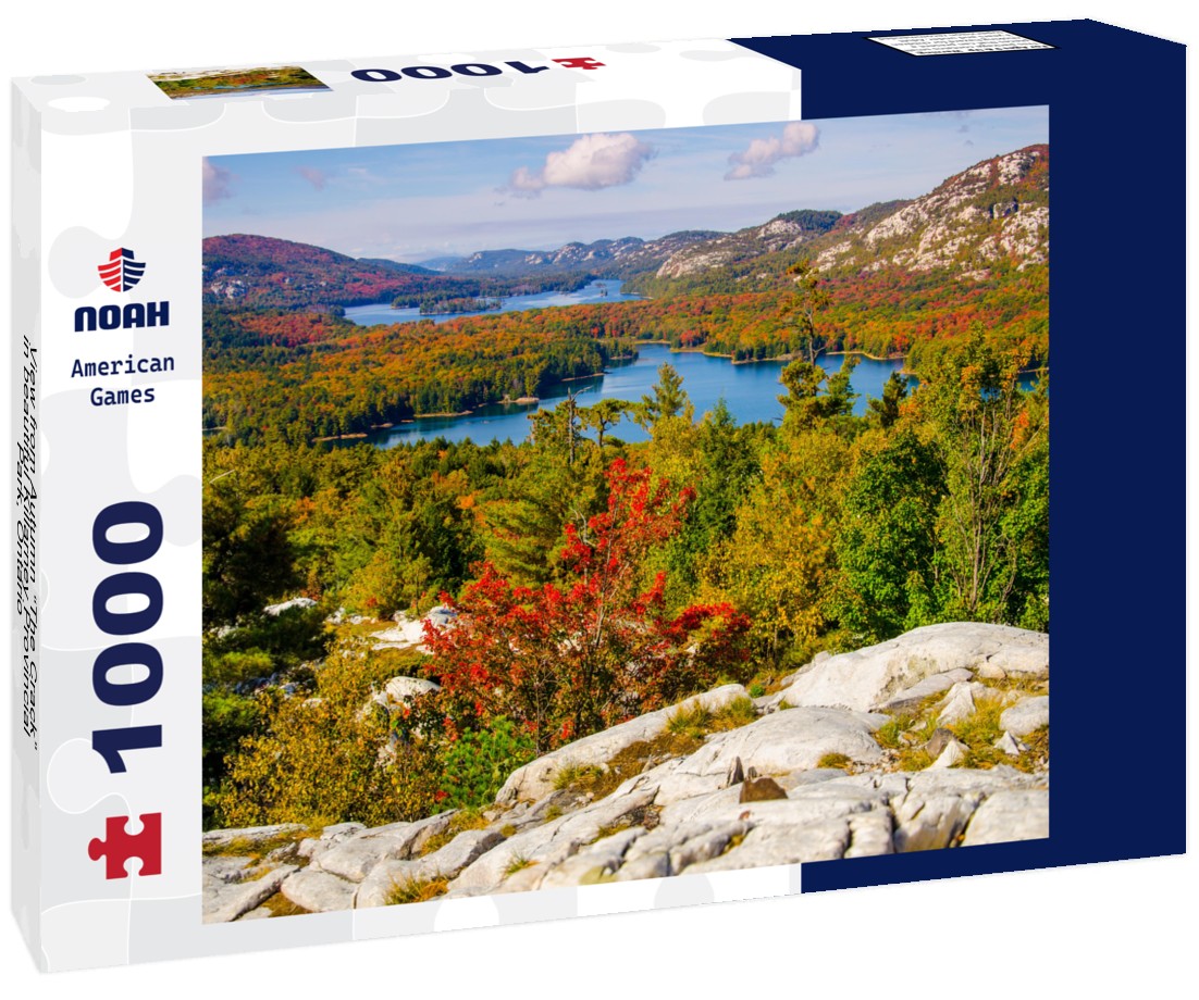 Noah Jigsaw Puzzle View from Autumn “The Crack” in beautiful Killarney Provincial Park, Ontario 1000 pieces