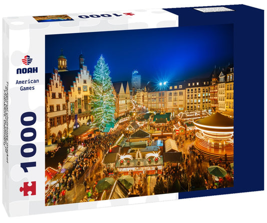 Noah Jigsaw Puzzle Traditional christmas market in the historic center of Frankfurt, Germany 1000 pieces