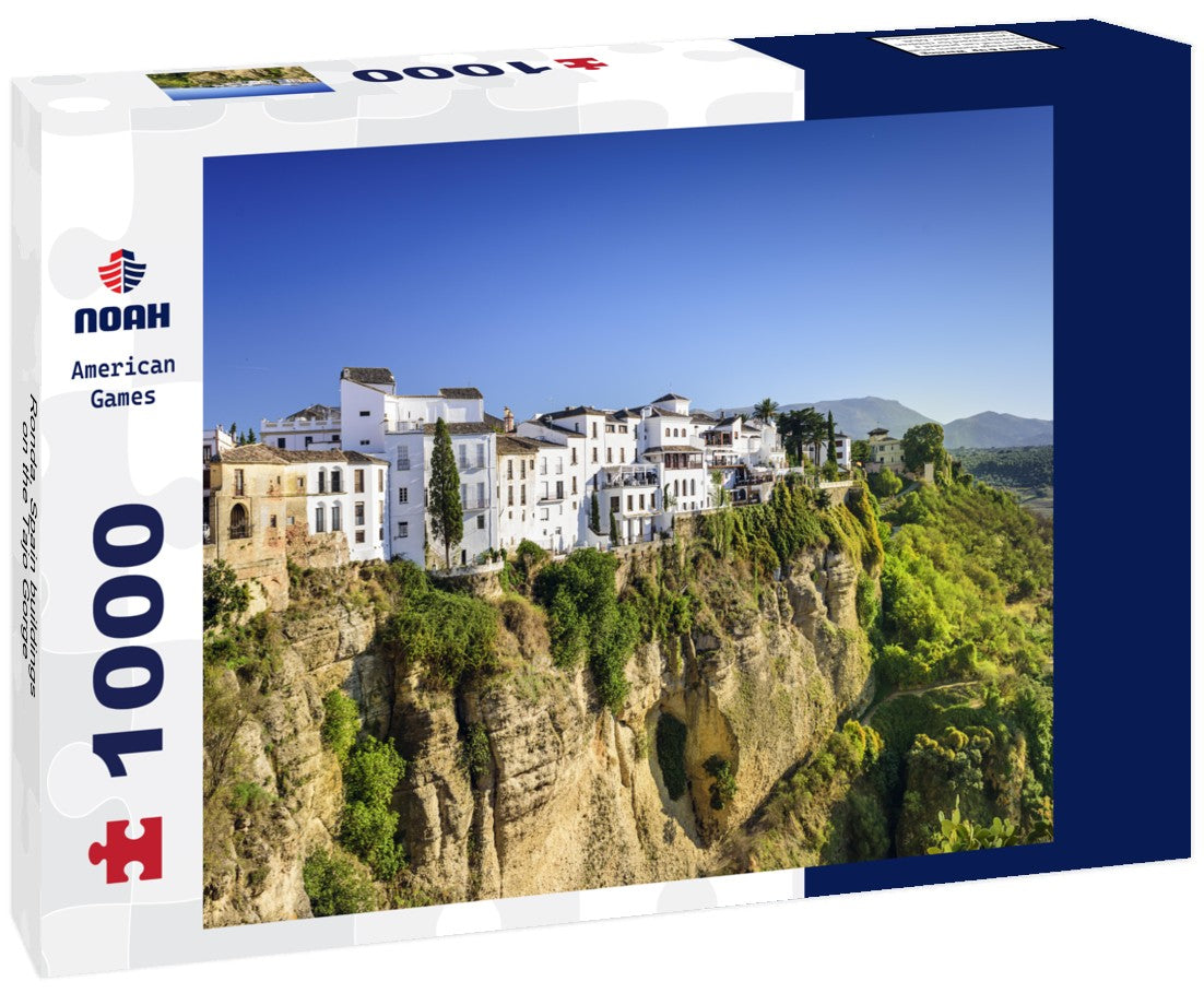 Noah Jigsaw Puzzle Ronda, Spain buildings on the Tajo Gorge 1000 pieces