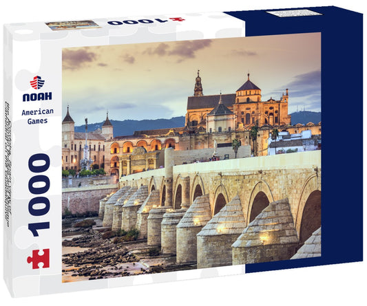 Noah Jigsaw Puzzle Cordoba, Spain view of the Roman Bridge and Mosque-Cathedral on the Guadalquivir River 1000 pieces
