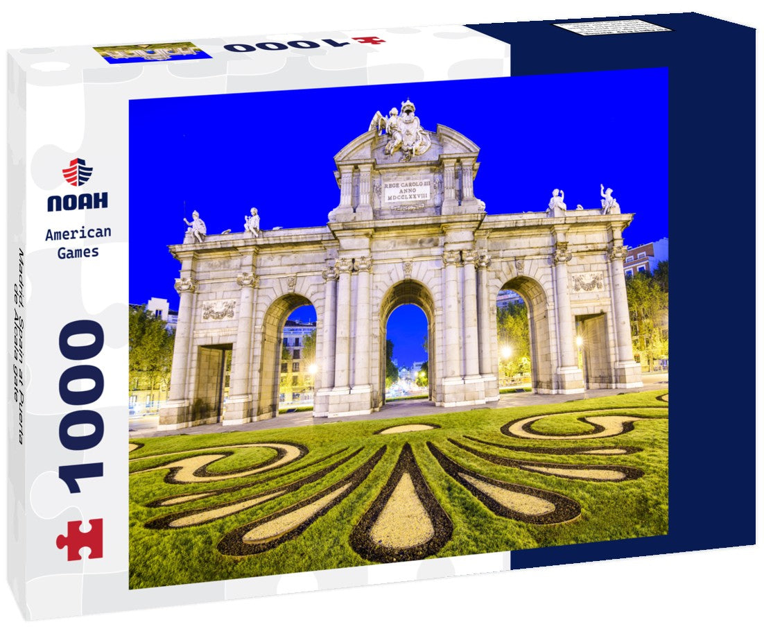 Noah Jigsaw Puzzle Madrid, Spain at Puerta de Alcala gate 1000 pieces