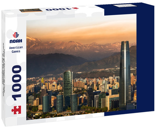 Noah Jigsaw Puzzle View of Santiago de Chile with Los Andes mountain range in the background 1000 pieces