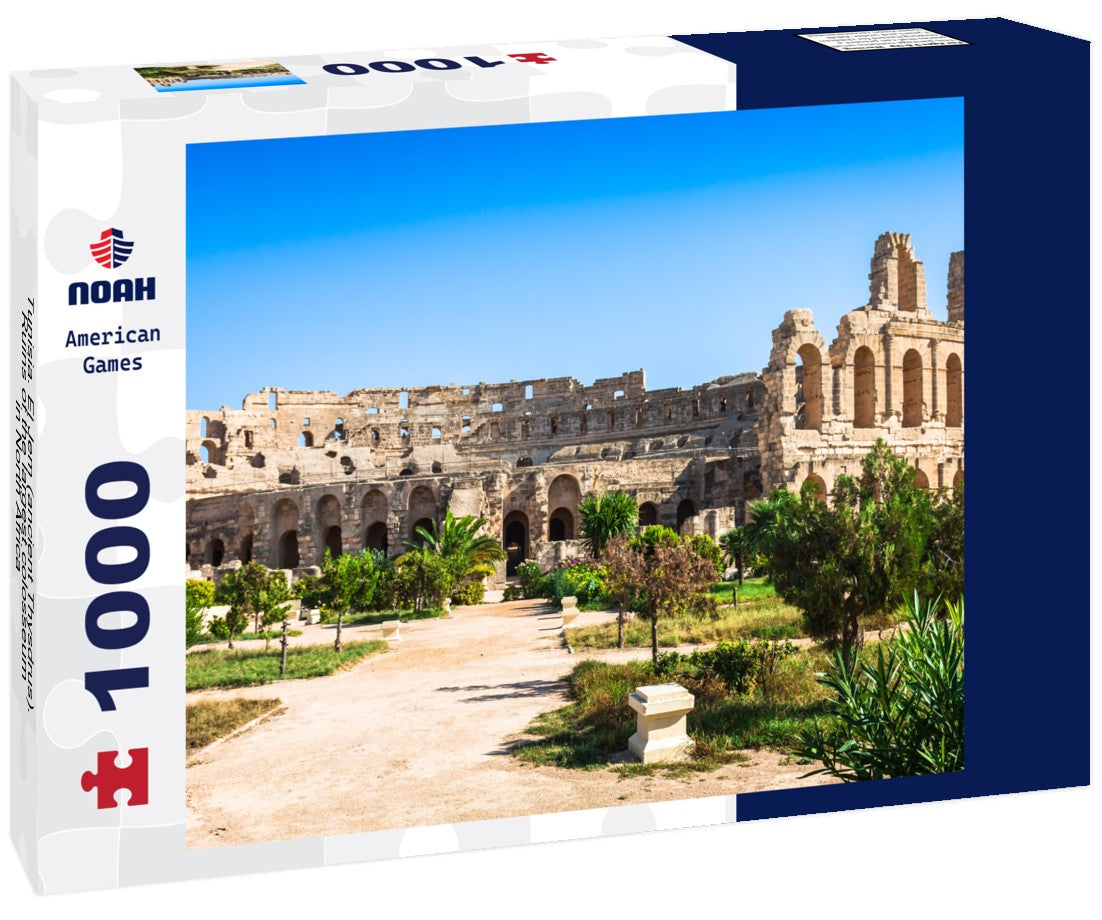 Noah Jigsaw Puzzle Tunisia. El Jem (ancient Thysdrus). Ruins of the largest colosseum in North Africa 1000 pieces