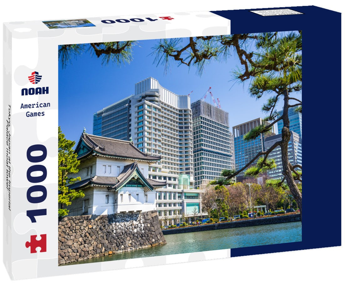 Noah Jigsaw Puzzle Tokyo, Japan at the Imperial Palace moat tower 1000 pieces