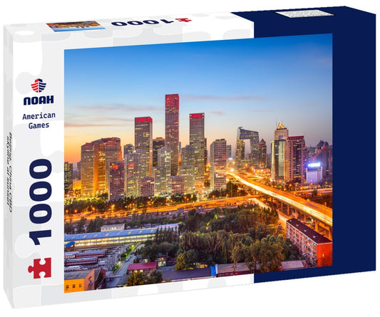 Noah Jigsaw Puzzle Beijing, China CBD skyline at sunset 1000 pieces