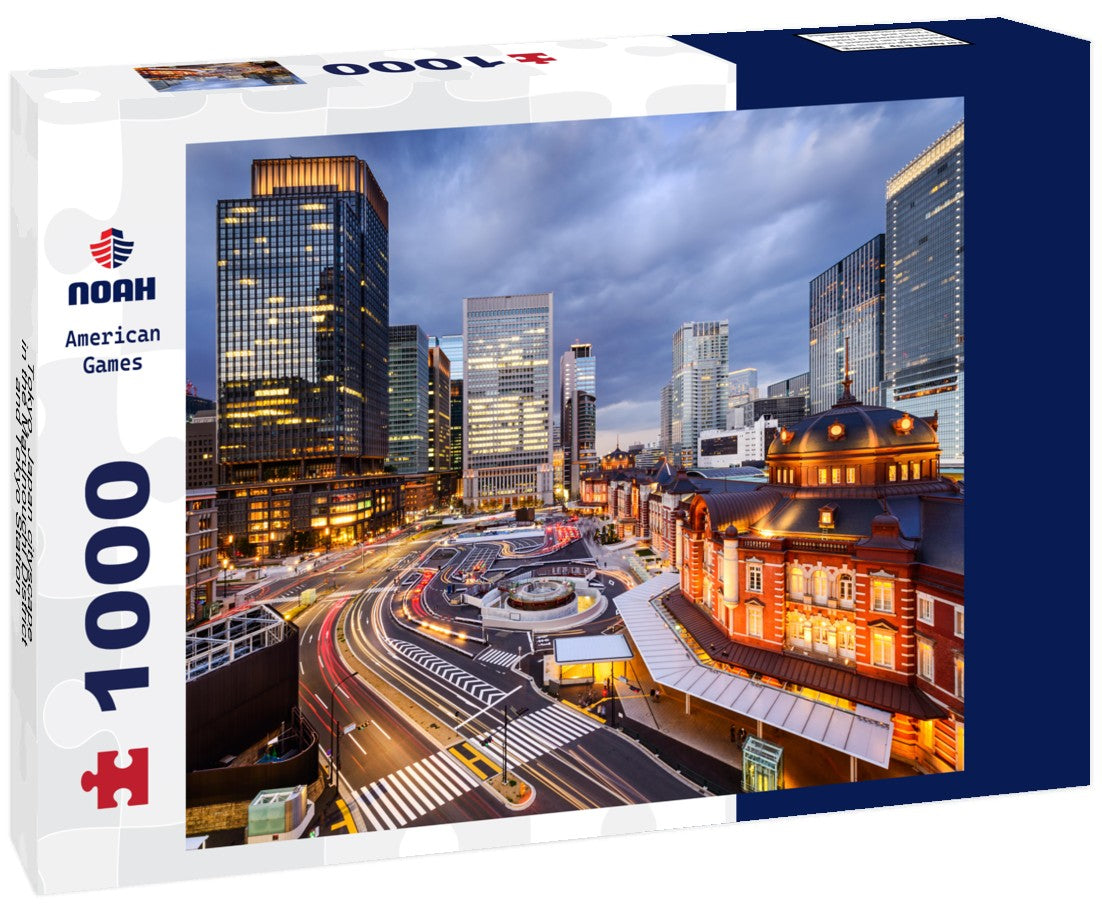 Noah Jigsaw Puzzle Tokyo, Japan cityscape in the Marunouchi District and Tokyo Station 1000 pieces
