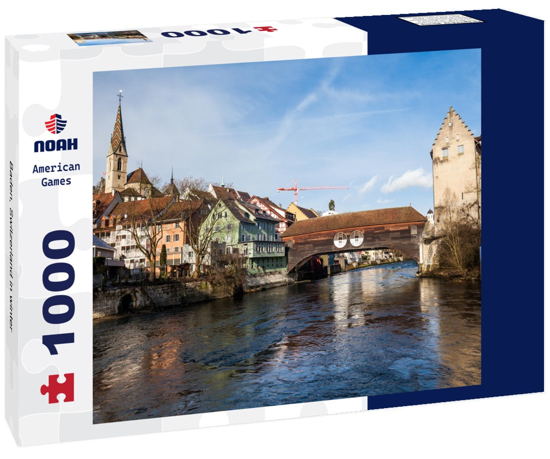 Noah Jigsaw Puzzle Baden, Switzerland in winter 1000 pieces