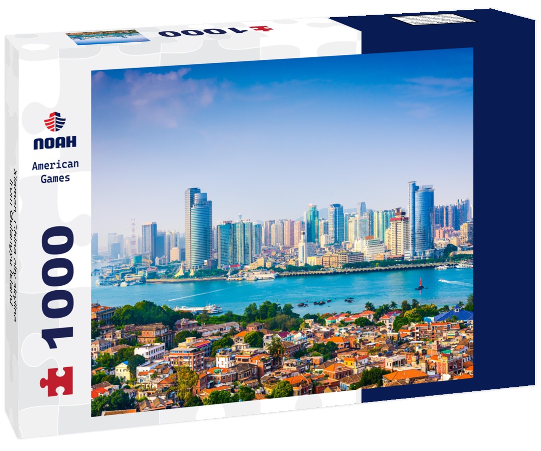 Noah Jigsaw Puzzle Xiamen, China city skyline from Gulangyu Island 1000 pieces