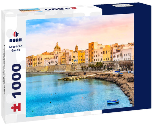 Noah Jigsaw Puzzle Trapani panoramic view of the harbor, Sicily, Italy 1000 pieces