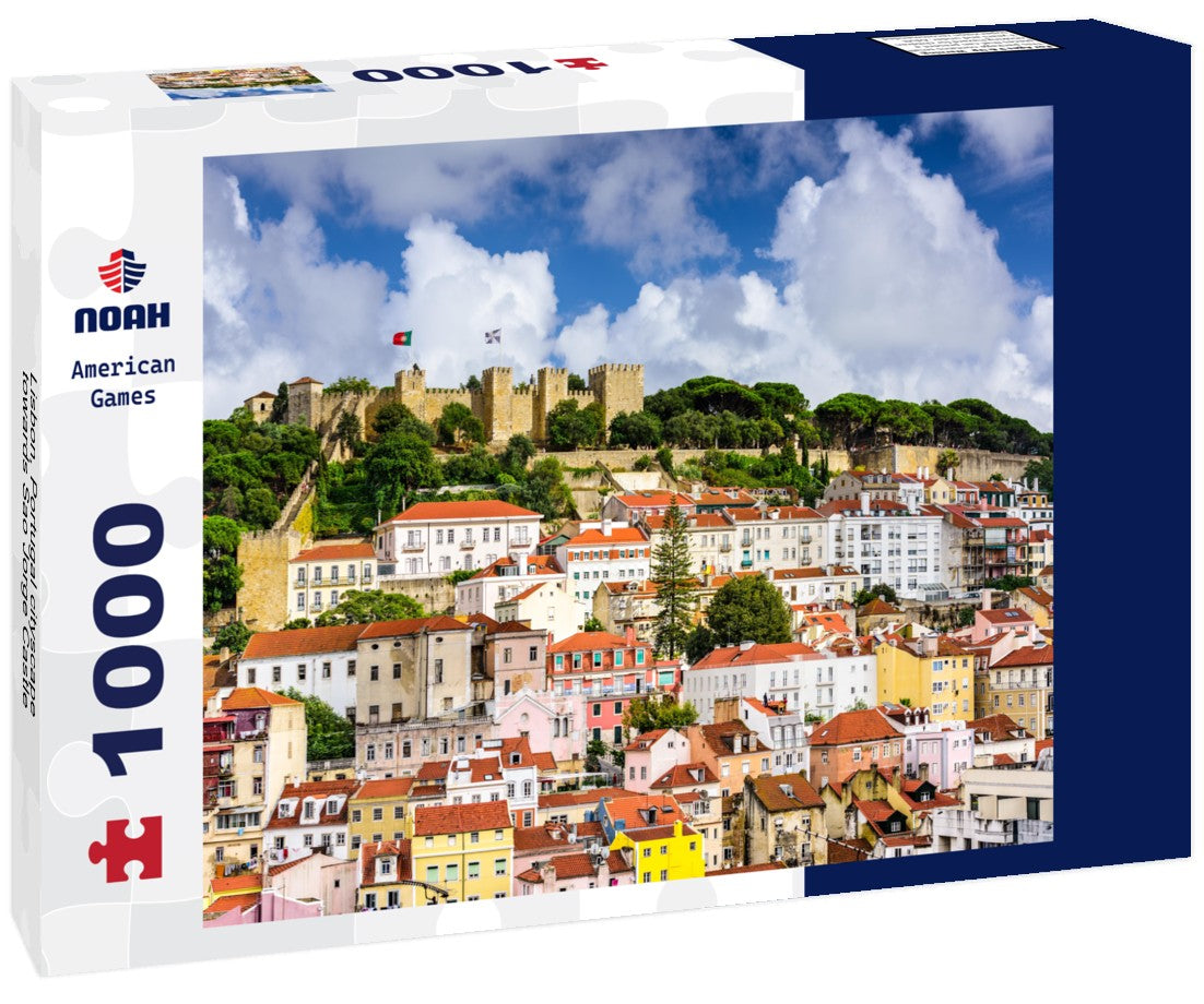 Noah Jigsaw Puzzle Lisbon, Portugal cityscape towards Sao Jorge Castle 1000 pieces