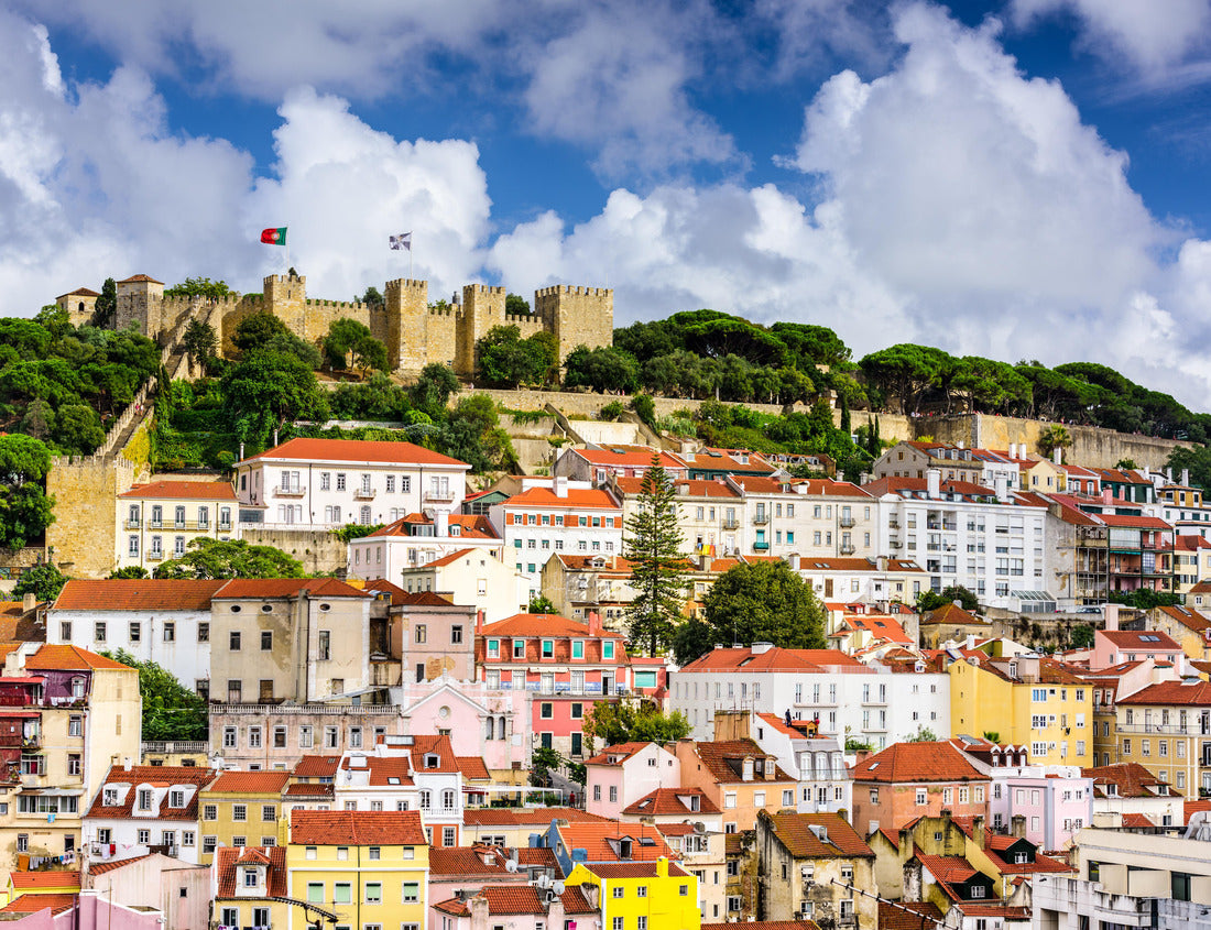 Noah Jigsaw Puzzle Lisbon, Portugal cityscape towards Sao Jorge Castle 1000 pieces