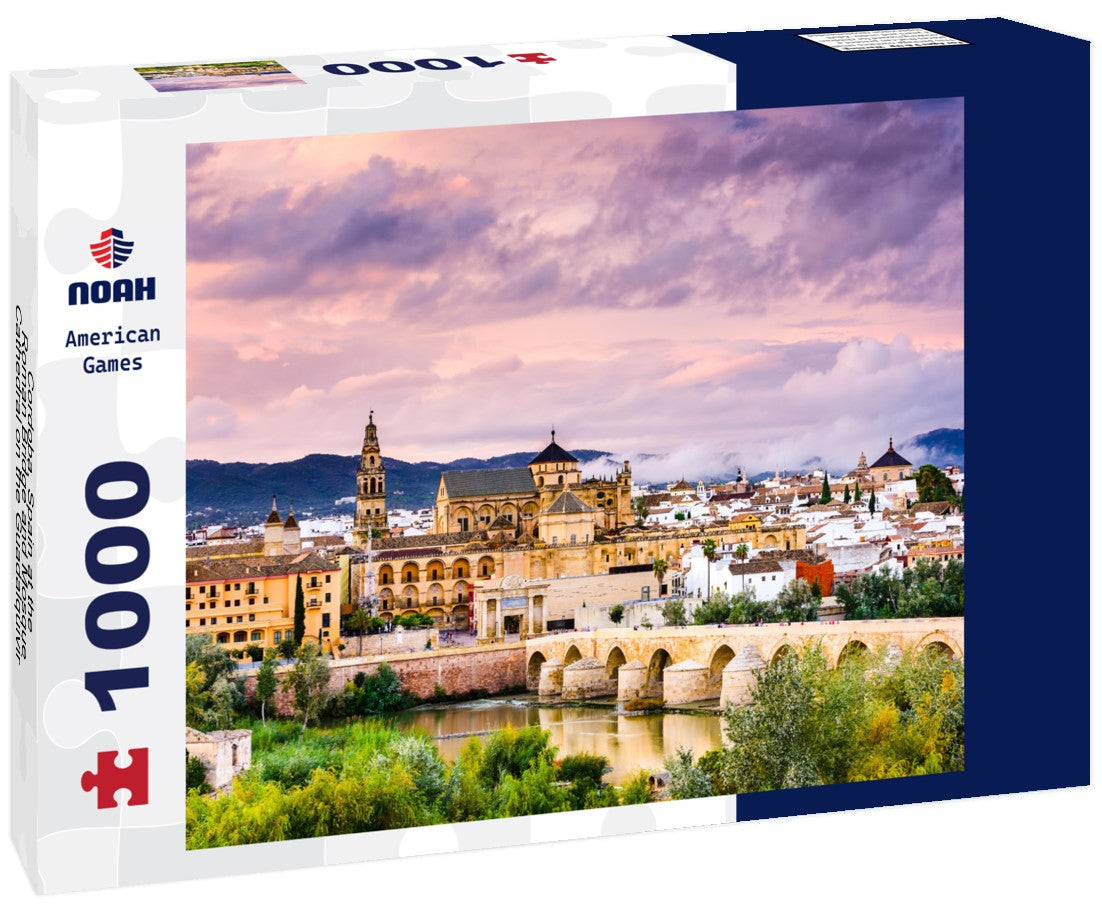 Noah Jigsaw Puzzle Cordoba, Spain at the Roman Bridge and Mosque-Cathedral on the Guadalquivir River 1000 pieces