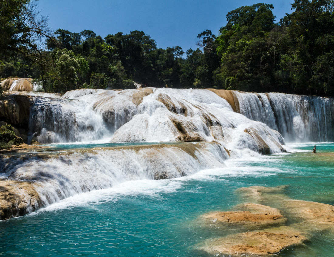 Noah Jigsaw Puzzle Aqua Azul waterfall, Chiapas, Mexico 1000 pieces