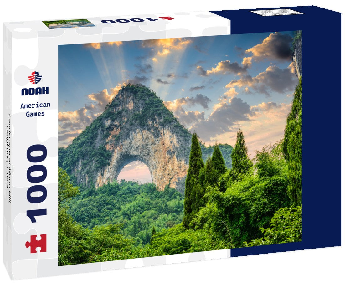 Noah Jigsaw Puzzle Landscape at Moon Hill, Yangshuo, China 1000 pieces