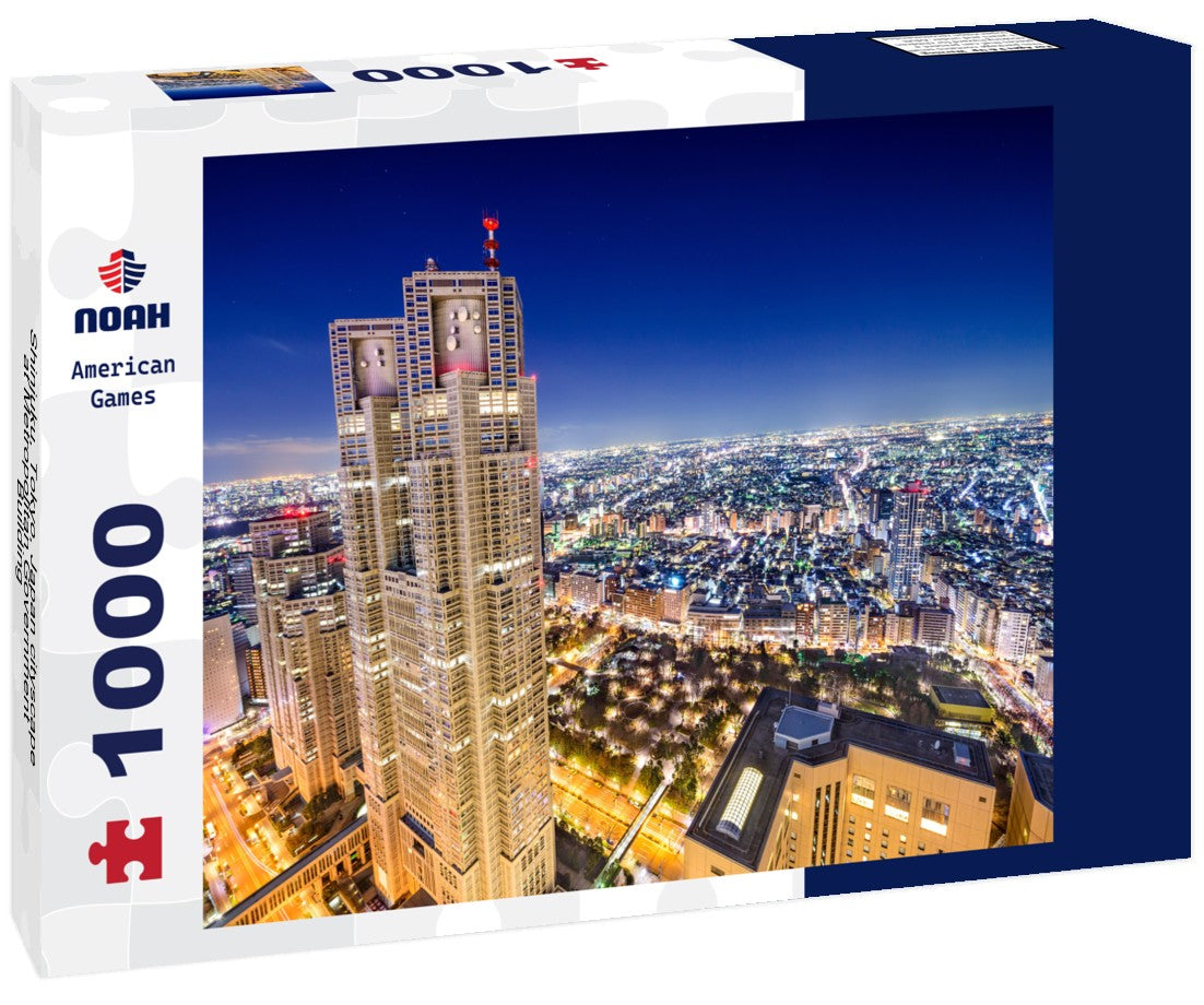 Noah Jigsaw Puzzle Shinjuku, Tokyo, Japan cityscape at Metropolitan Government Building 1000 pieces