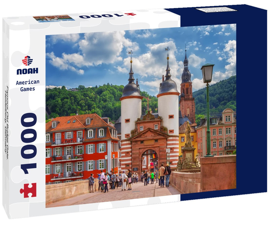 Noah Jigsaw Puzzle Famous Old Bridge Gate. Heidelberg, Germany 1000 pieces