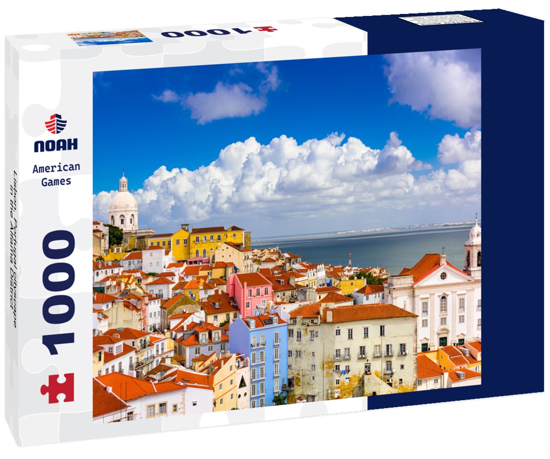 Noah Jigsaw Puzzle Lisbon, Portugal cityscape in the Alfama District 1000 pieces