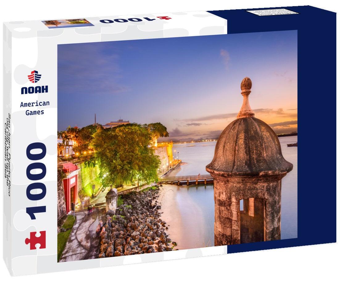 Noah Jigsaw Puzzle San Juan, Puerto Rico old city wall on the Caribbean Sea 1000 pieces