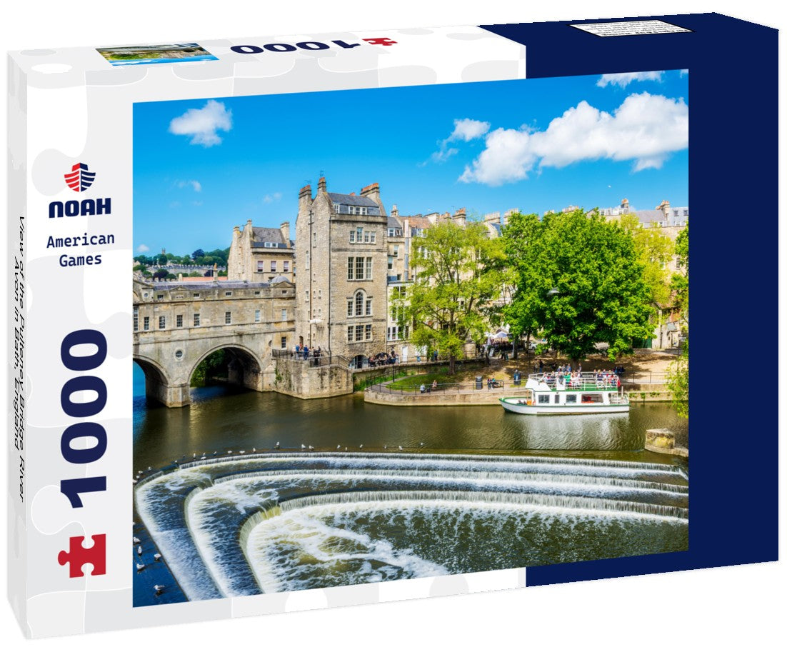 Noah Jigsaw Puzzle View of the Pulteney Bridge River Avon in Bath, England 1000 pieces