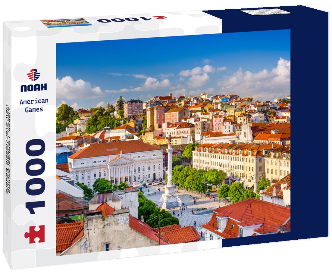 Noah Jigsaw Puzzle Lisbon, Portugal skyline view over Rossio Square 1000 pieces