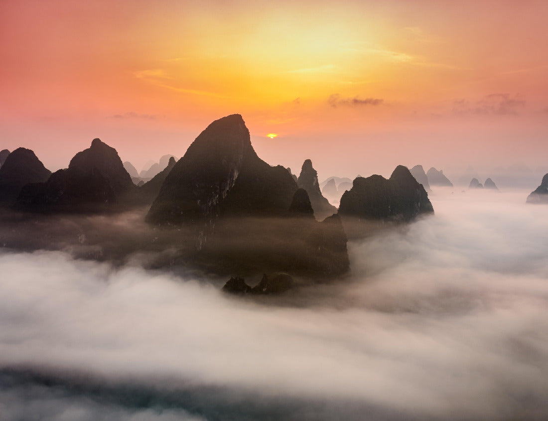 Noah Jigsaw Puzzle Guilin, China Karst mountains 1000 pieces