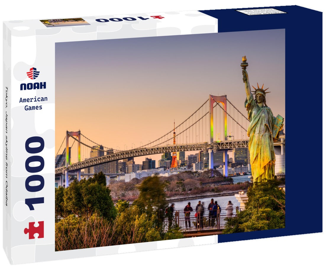 Noah Jigsaw Puzzle Tokyo, Japan skyline from Odaiba 1000 pieces