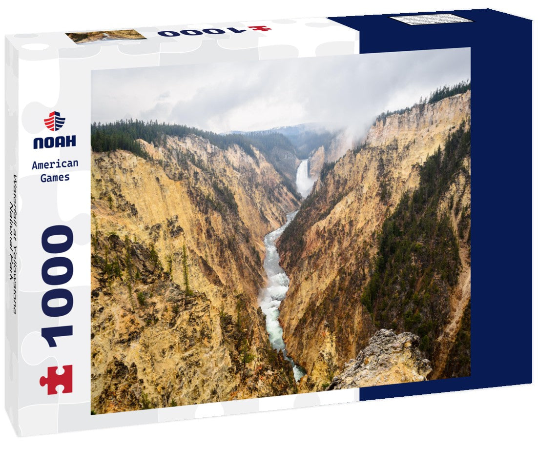 Noah Jigsaw Puzzle Waterfall at Yellowstone National Park 1000 pieces