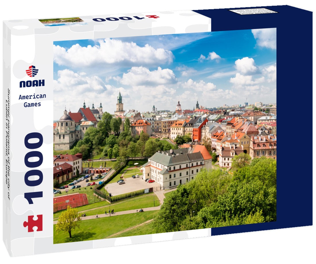 Noah Jigsaw Puzzle Summer panorama of the city of Lublin in Poland, Europe 1000 pieces