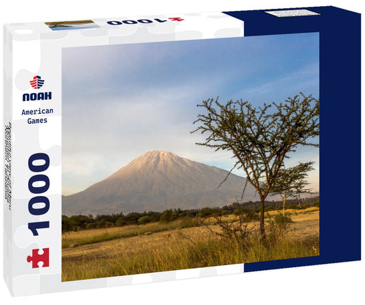 Noah Jigsaw Puzzle Beautiful view of Meru Mountain in Arusha, Northern Tanzania, Africa 1000 pieces