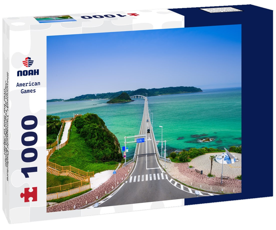 Noah Jigsaw Puzzle Shimonoseki, Yamaguchi Prefecture, Japan at Tsunoshima Bridge over the Sea of Japan 1000 pieces