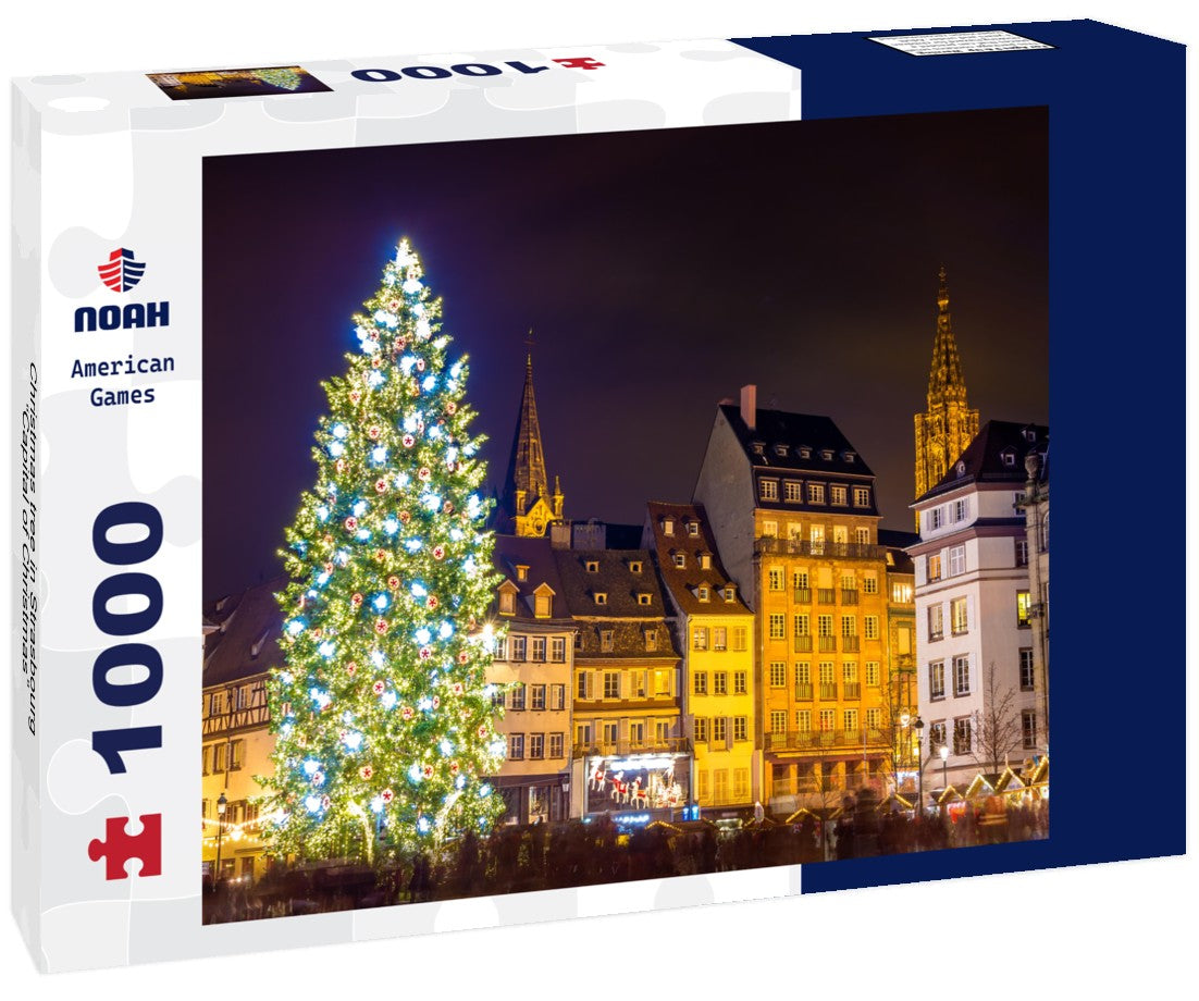Noah Jigsaw Puzzle Christmas tree in Strasbourg, “Capital of Christmas” 1000 pieces