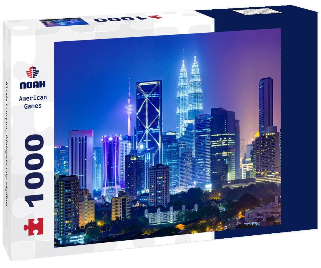Noah Jigsaw Puzzle Kuala Lumpur, Malaysia city skyline 1000 pieces