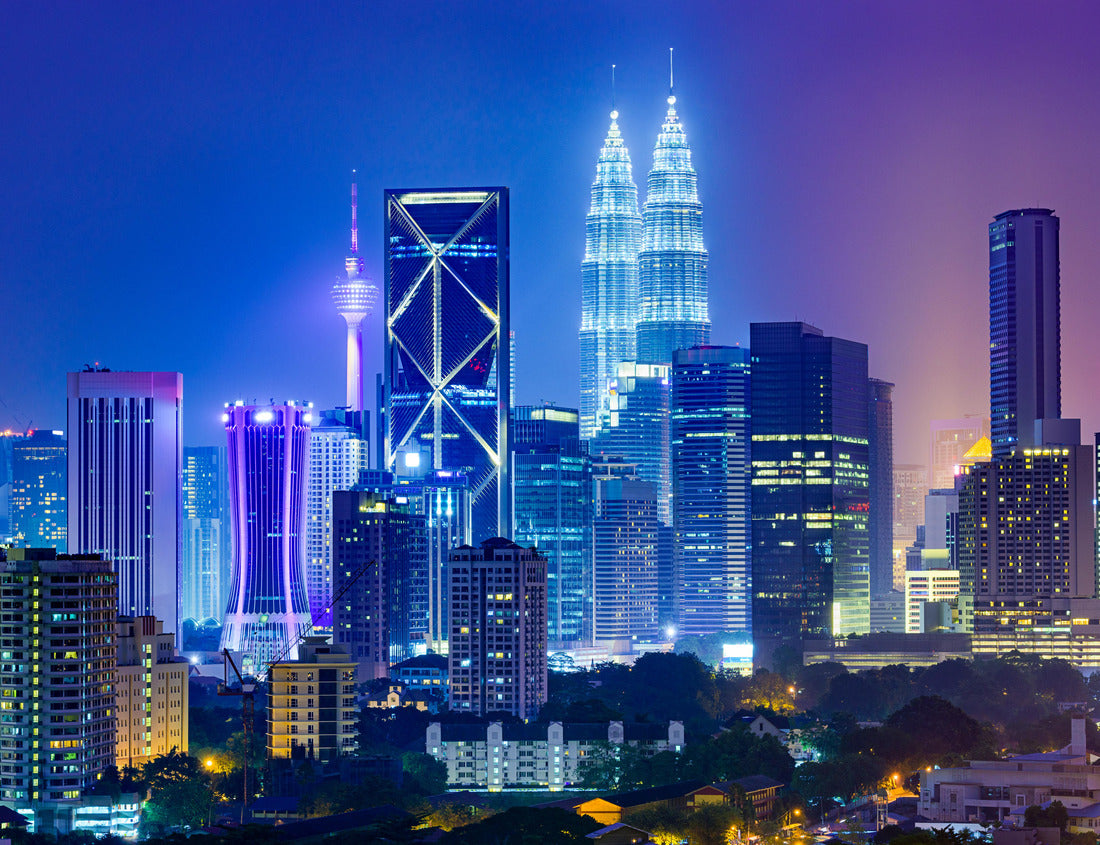 Noah Jigsaw Puzzle Kuala Lumpur, Malaysia city skyline 1000 pieces