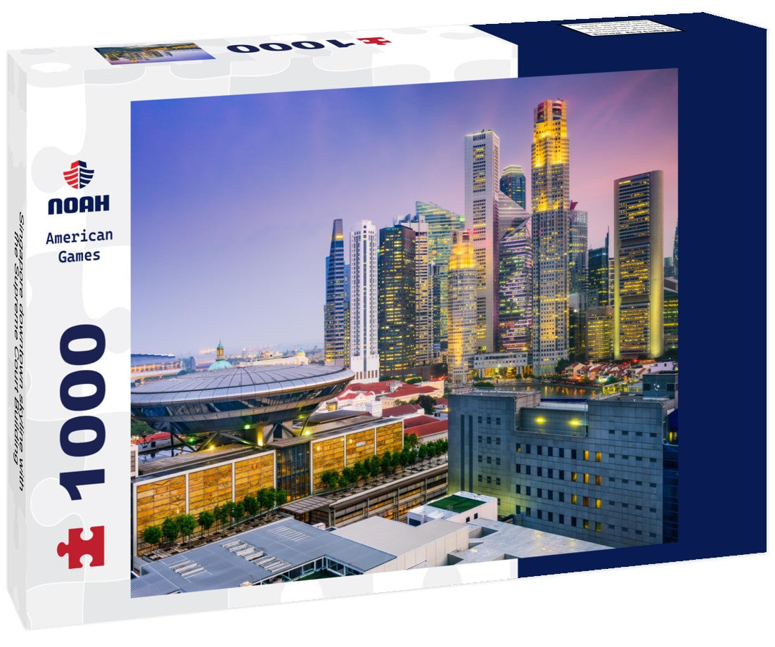 Noah Jigsaw Puzzle Singapore downtown skyline with the Supreme Court Building 1000 pieces